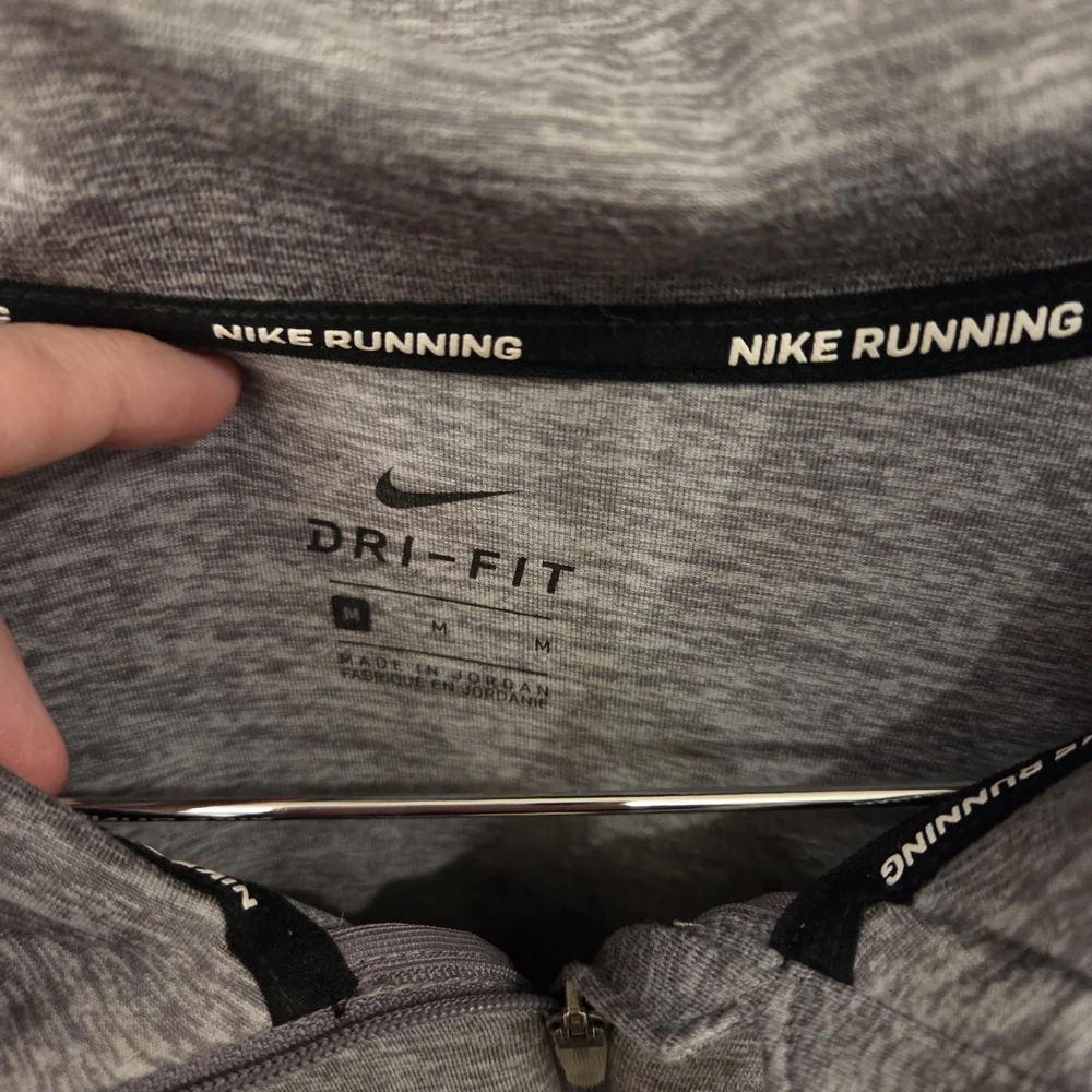 Nike Running Dri Fit 1/4 Zip Long Sleeve Pullover